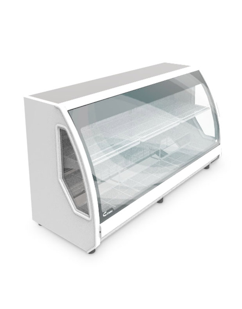 Vitrina Criotec VCC-200 Modular Blanca Cristal Curvo